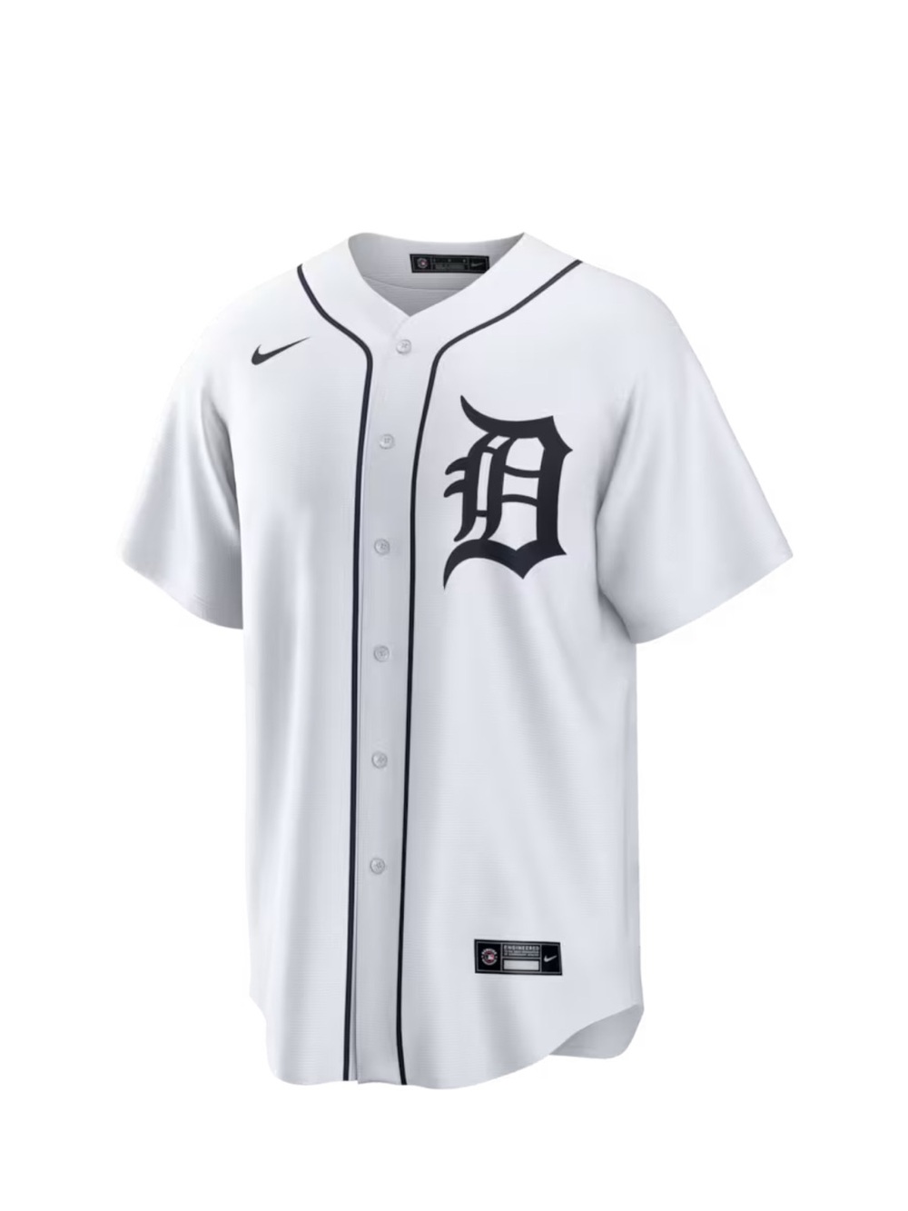 Nike men’s Detroit Tigers white home baseball jersey McGonigle 7 Medium NWT